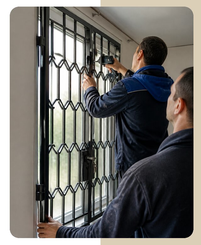 Установка распашных решеток в Кизилюрте цена от 6712 р. | ДвериЛегко-Кзт
